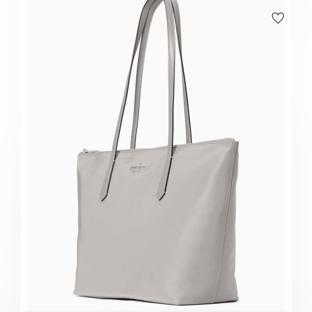 Kate spade Kitt Nylon Large Tote in Nimbus Grey